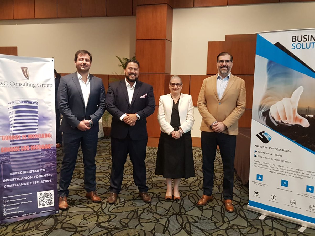 espae's tweet image. Al finalizar panel @vlasio con expertos chilenos y mexicanos en taller internacional: "Corrupción: el impacto económico y los mecanismos de prevención y remediación", organizado por @FCConsultingG @BS_Solutions. Ex graduado de ESPAE José Serrano también intervino en el evento.