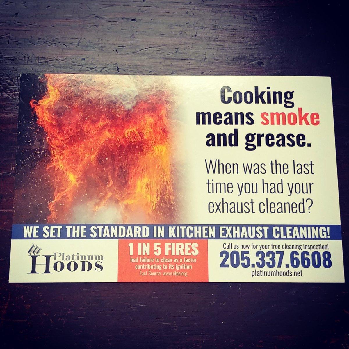 When was the last time you had your exhaust cleaned? PlatinumHoods.net #commericalkitchencleaning #restauranthoodcleaning #exhaustfans #ductwork #filters #Alabama #Mississippi #Tennessee #Georgia