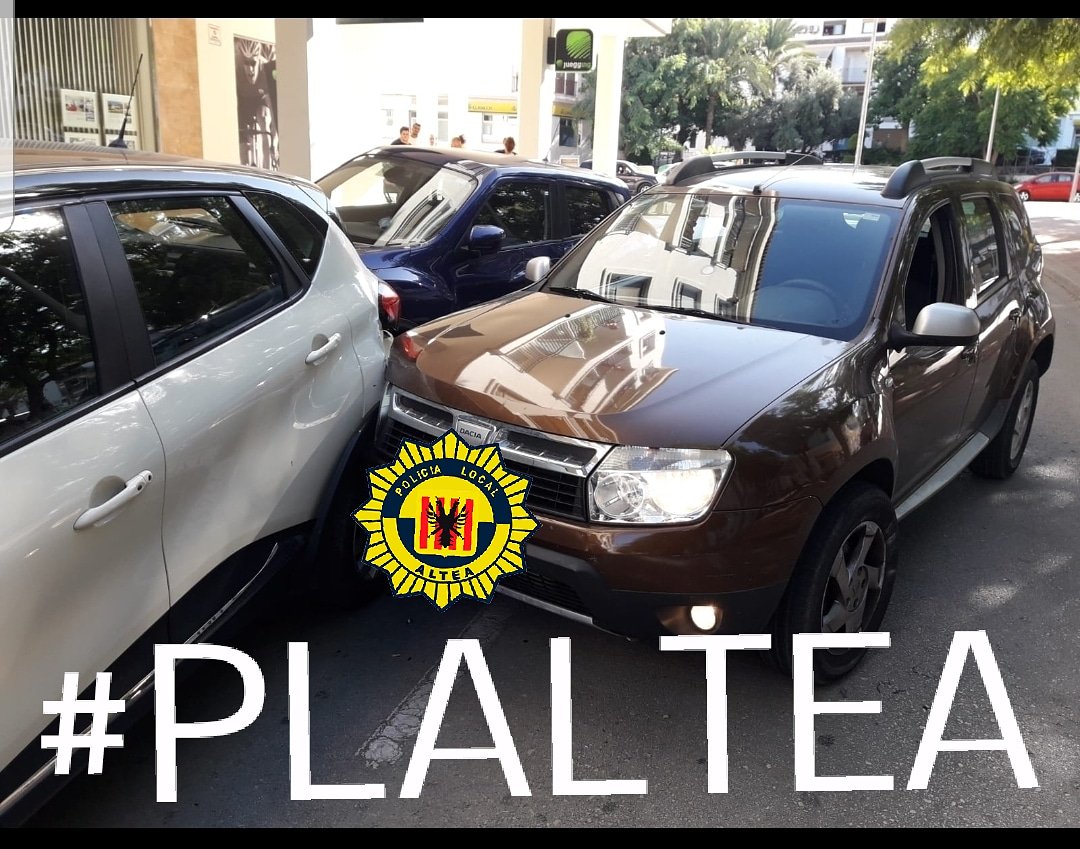 #PLALTEA procede a detener  un joven de 20 años, que ha colisionado contra 3 vh  estacionados en la Av Comunitat Valenciana, averiguando que el vh que conducía esta persona, figuraba como  sustraido desde ayer  y lo conducía sin haber obtenido jamás, el permiso de conducir.