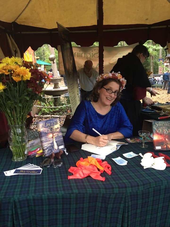 kathys_quill's tweet photo. Hope to see you this Sunday 10/6 at the @mdrenfest - I’ll be signing #SwordAndVerse #DaggerAndCoin and especially for #ASL Day - #NitasFirstSigns 
Find me at the author tent near 
Page After Page bookstore for book-related goodies!
@mdrenfest @familiustalk @harperteen @EpicReads https://t.co/SuYZBWVnFL