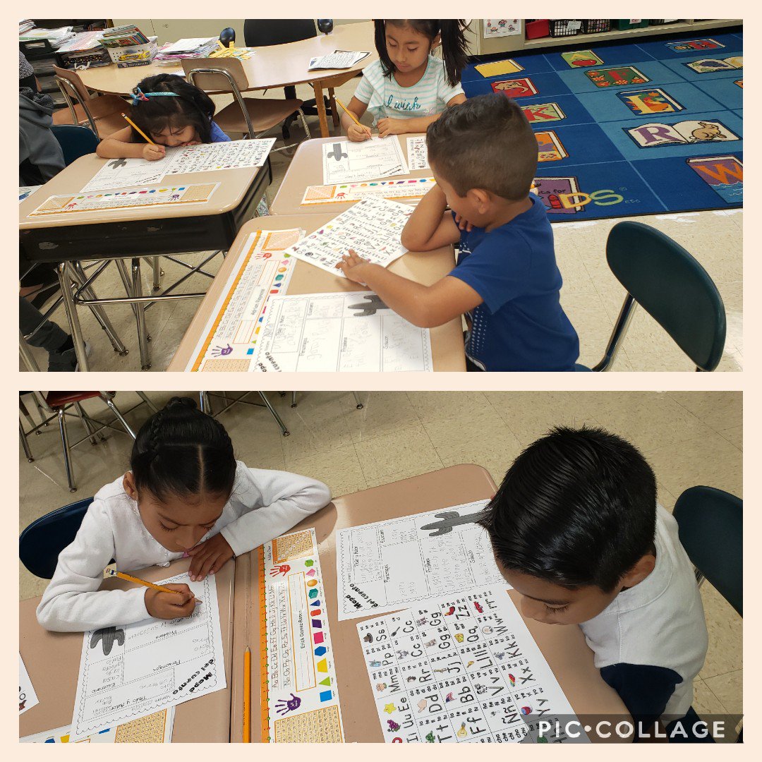 First graders are working hard at identifying the story elements. I love how many students are using their syllables when they are writing:)
