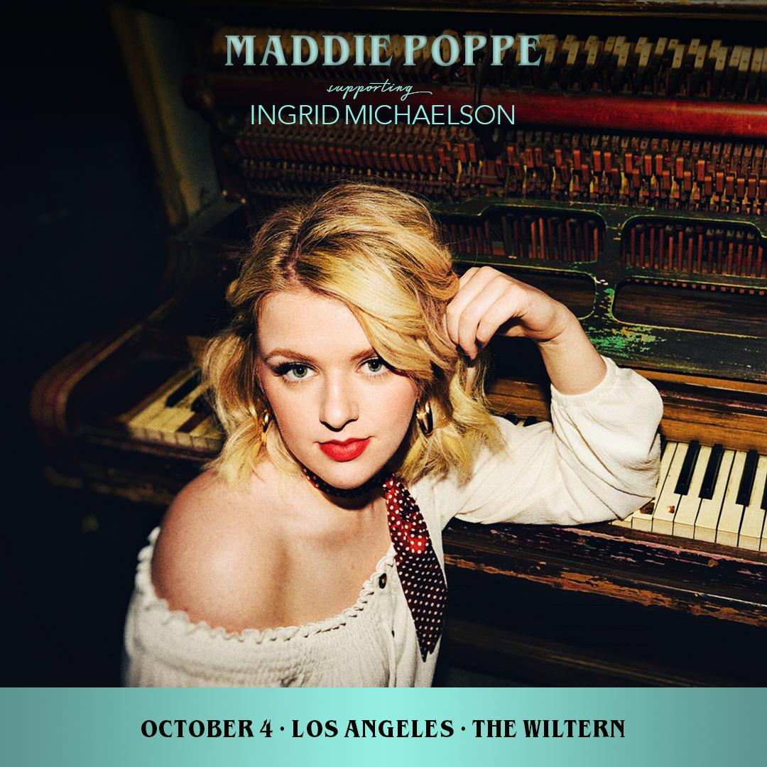 MaddiePoppe's tweet photo. LA! Can't wait to perform at The @Wiltern TONIGHT! Now's your chance to get tickets if you haven't! 🙌
https://t.co/iMzpBllVIa https://t.co/vuy35Fibyt