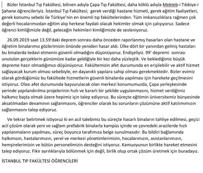 wheresmuse's tweet photo. "Sen bir de çapadaki hocalara görün"ebilmek için çapaya sahip çık. Hocalarına, ülkenin en iyi hekimlerini yetiştiren bu kuruma hakkını ancak böyle ödeyebilirsin #capabagiriyor #capatipbagiriyor https://t.co/DhQ0FX8gOS