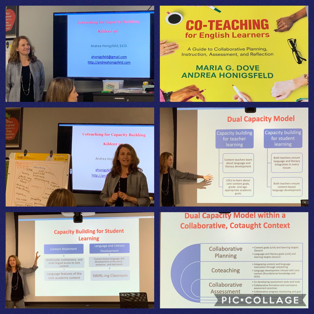 savviteacher's tweet photo. Engaging professional learning led by @AndreaHonigsfel on co-teaching and building professional capacity! #inspire96 https://t.co/m7EXKXGofR