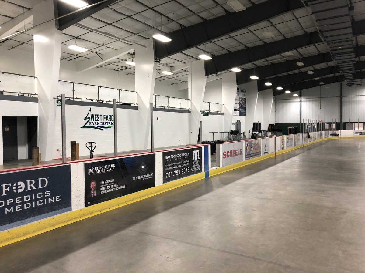 Boards are up, what comes next? #iceicebaby #hockey #skating #wintersports #vetsarena #westfargoparks