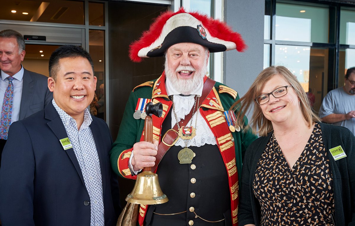 Home2 Suites by Hilton Brantford was proud to host their Open House on Thursday, September 19th. His Worship Kevin Davis, Mayor of Brantford was in attendance for the official ribbon cutting, and Brantford Town Crier David McKee pronounced the grand opening!