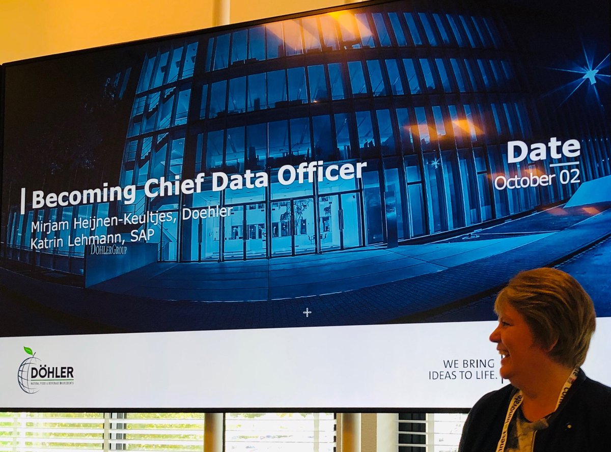klehmann4's tweet photo. Is there anything better than happy customers? Great to share such a success story with @MirjamHeijnen from our Co-innnovation customer #Doehler on stage in the Netherlands at the @cti_event! #cdo #sap #mdg #sac Work can be so much fun! https://t.co/0WF9pxYibC