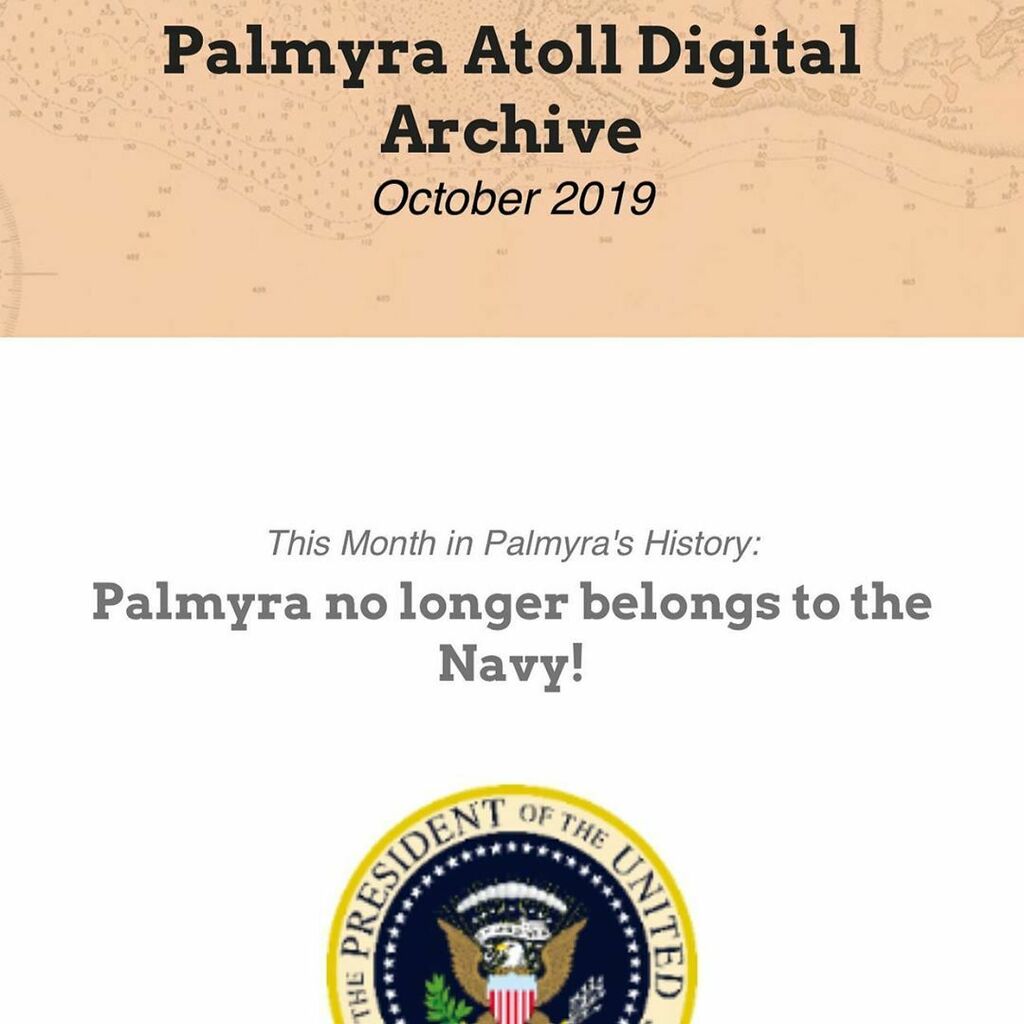 PalmyraArchive's tweet photo. #palmyraatoll The October Newsletter is out! I know it’s been a quiet few months from the archive, but I’ve been collecting and cataloguing what I hope are valuable and interesting additions to our collection, which you can read about in the latest issue. If you’re not subsc… https://t.co/K3K5OrgDxH
