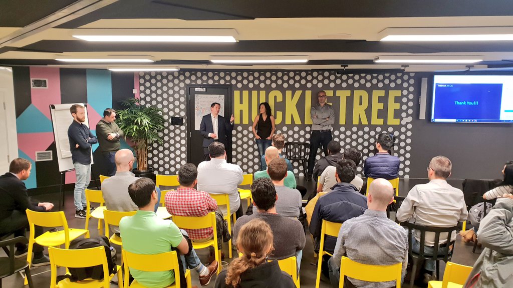 SusanSweeny's tweet photo. What if we could see multiple perspectives @Ale_xsandra #datascienceirl Head of research at Nokia Bell Labs. Also Carlos Alzante and Charles Ellis. #huckletreed2 @datascienemeetup @AIAwardsIrl @AlldusAI https://t.co/mctgZOxuRK