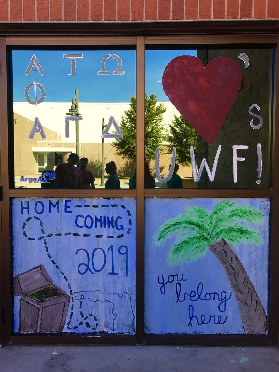 The Triple A’s are splashin into homecoming! #uwfhc19 @UWFHomecoming