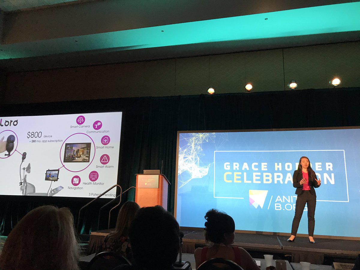 Lin Zhu’s Start up, Loro, provides a smart assistive companion for wheelchair users - #PitcHER #GHC19 finalist!