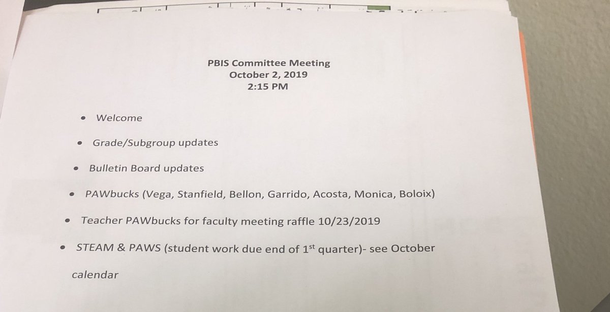 acostacastro10's tweet photo. Thank you to our @CoralParkElemS #PBIScommittee for another successful meeting #PAWSitive https://t.co/9i5d64bs6V