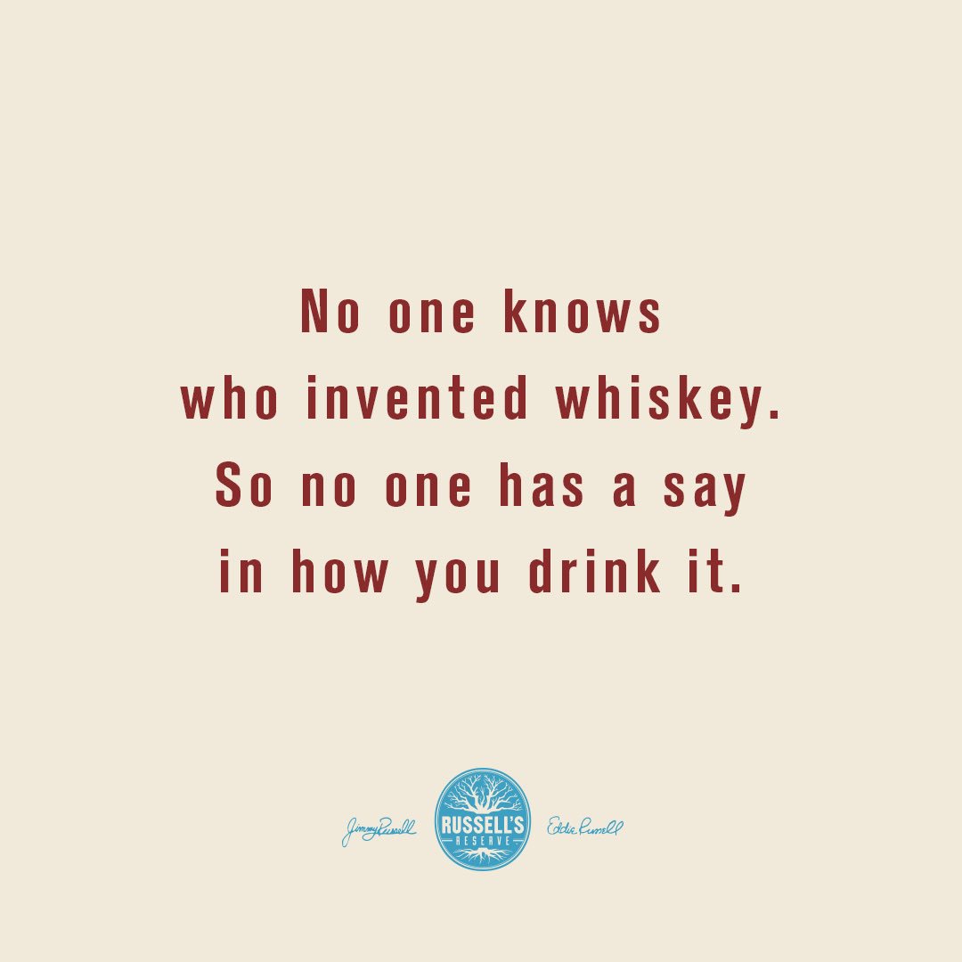 Anyone who says otherwise can put a cork in it.

#russellsreserve
#bourbon
#whiskey