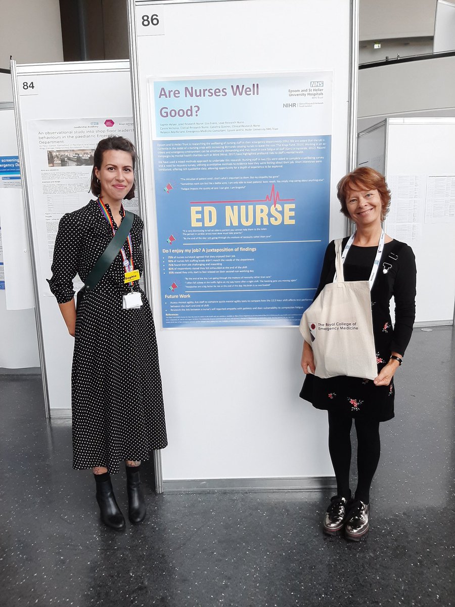 rebmacf's tweet image. Great to see four posters at #RCEMasc from @epsom_sthelier. The research team is growing! #EMResearch Pleasure to see results from studies we have recruited to. Link to our blended research ED job here: jobs.nhs.uk/xi/vacancy/?va…