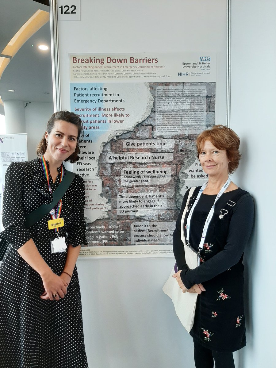 rebmacf's tweet image. Great to see four posters at #RCEMasc from @epsom_sthelier. The research team is growing! #EMResearch Pleasure to see results from studies we have recruited to. Link to our blended research ED job here: jobs.nhs.uk/xi/vacancy/?va…