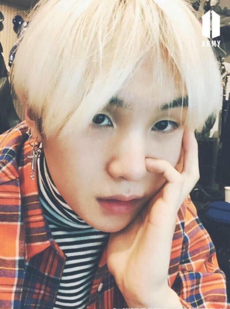 Yoongi Pics S Tweet Yoongi With White Hair A Thread