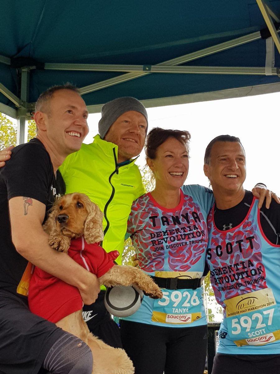 We Look Fresh, As Before Race Photos 
@windsorhm Start Line 
@jacobdivapuppy, Scott Mitchell, Tanya Franks & @mrjakedwood  
#DementiaRevolution #SponsorMeBitches #runwindsor #windsorhalfmarathon #RunTheParks