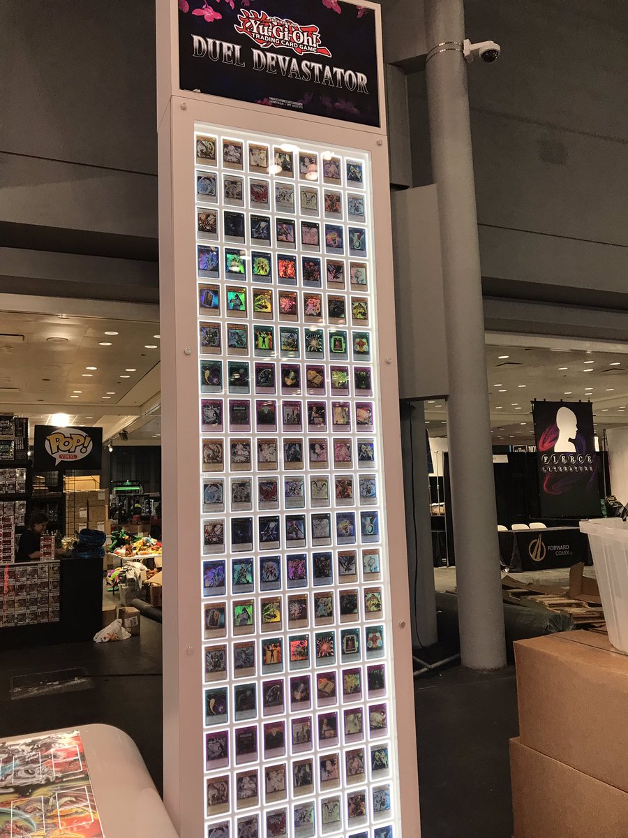 Get a sneak peek of the cards in Yu-Gi-Oh! TCG Duel Devastator at the #NYCC  #Konami booth 1321 on our card wall! Releases October 11th! #YuGiOh
