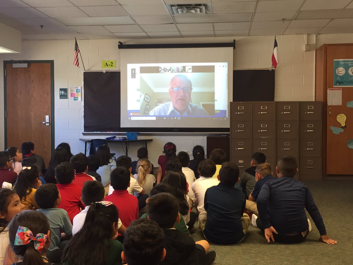 AlmaCardona4's tweet photo. Thanks to Mr. Campbell for video conferencing and discussing with our little scientists on force and motion. It’s nice to have access to an engineer when you need one . #keyestigercubes #dreambig https://t.co/uidAzgQyUy