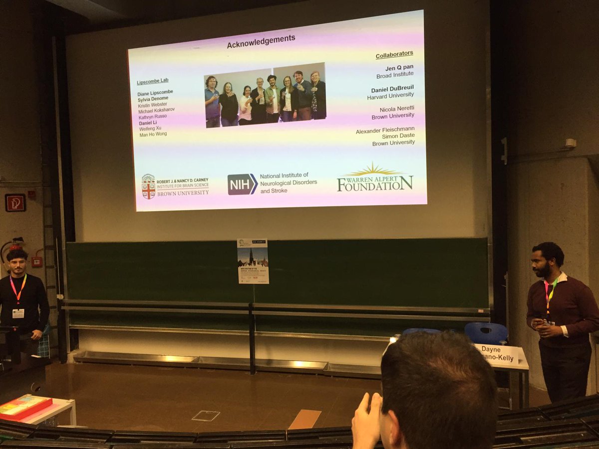 WadeMartinsLab's tweet photo. Dr @DayneBeccano gave a talk today at the #dpg2019. He showed his work about the use human #iPSC derived neurons to study physiological changes in #Parkinsonsdisease. Great science is going on!
@uni_ulm @UniofOxford https://t.co/D86CiS5JcM