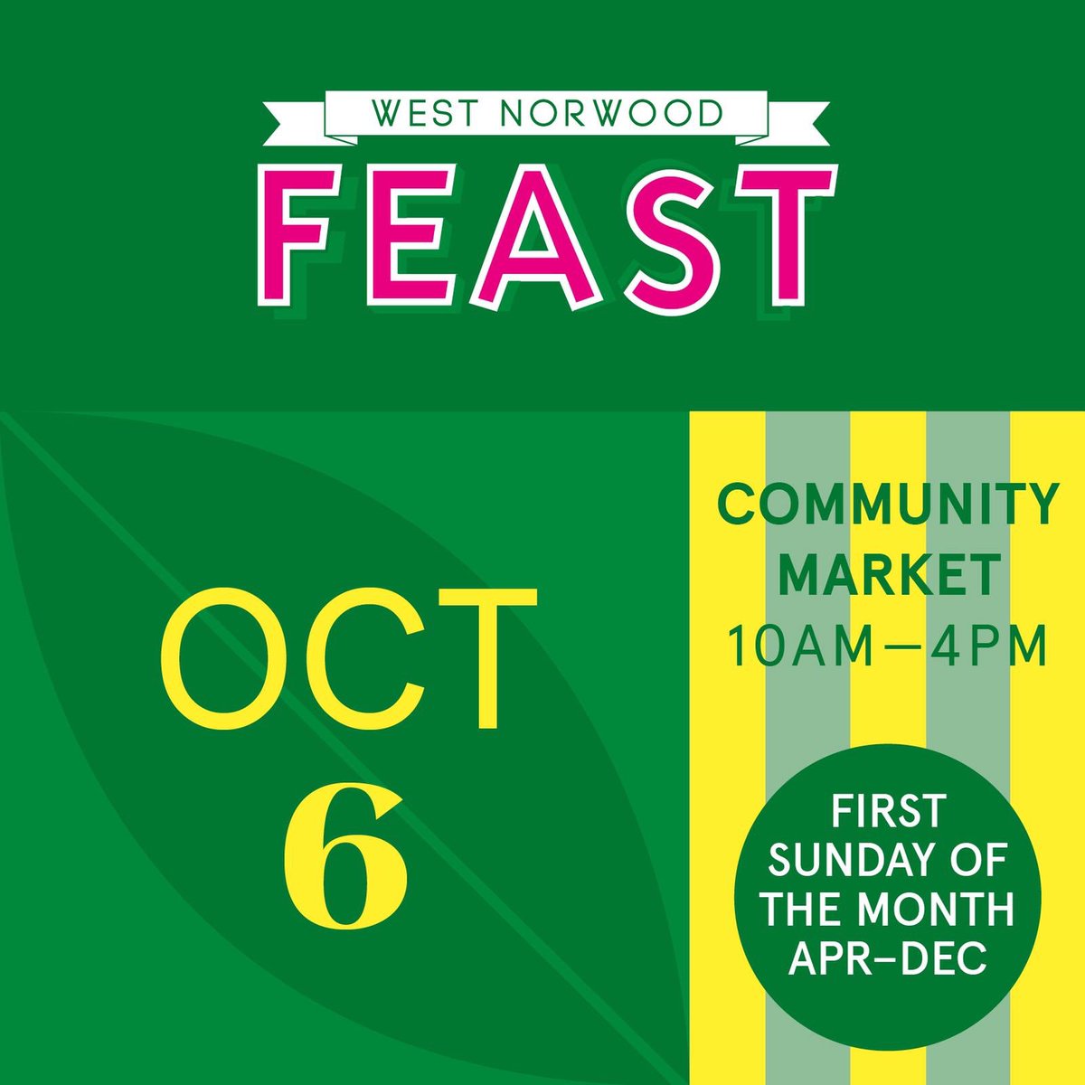 WN_FEAST's tweet photo. So much to share for #OctoberFeast: we’ll have drumming, spoken word and talks for #BlackHistoryMonth. Lots more info here on what’s coming up: https://t.co/NTrRfyr0NA #westnorwood #communitymarket @angburger27 @AbassOneDrum https://t.co/iTUL8WIc67