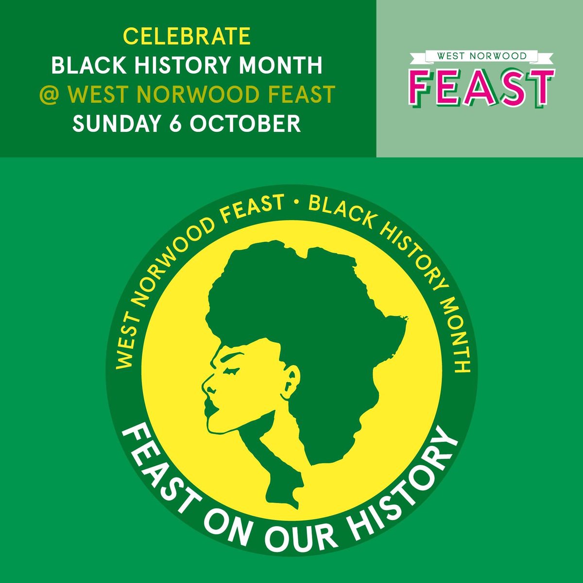 WN_FEAST's tweet photo. So much to share for #OctoberFeast: we’ll have drumming, spoken word and talks for #BlackHistoryMonth. Lots more info here on what’s coming up: https://t.co/NTrRfyr0NA #westnorwood #communitymarket @angburger27 @AbassOneDrum https://t.co/iTUL8WIc67