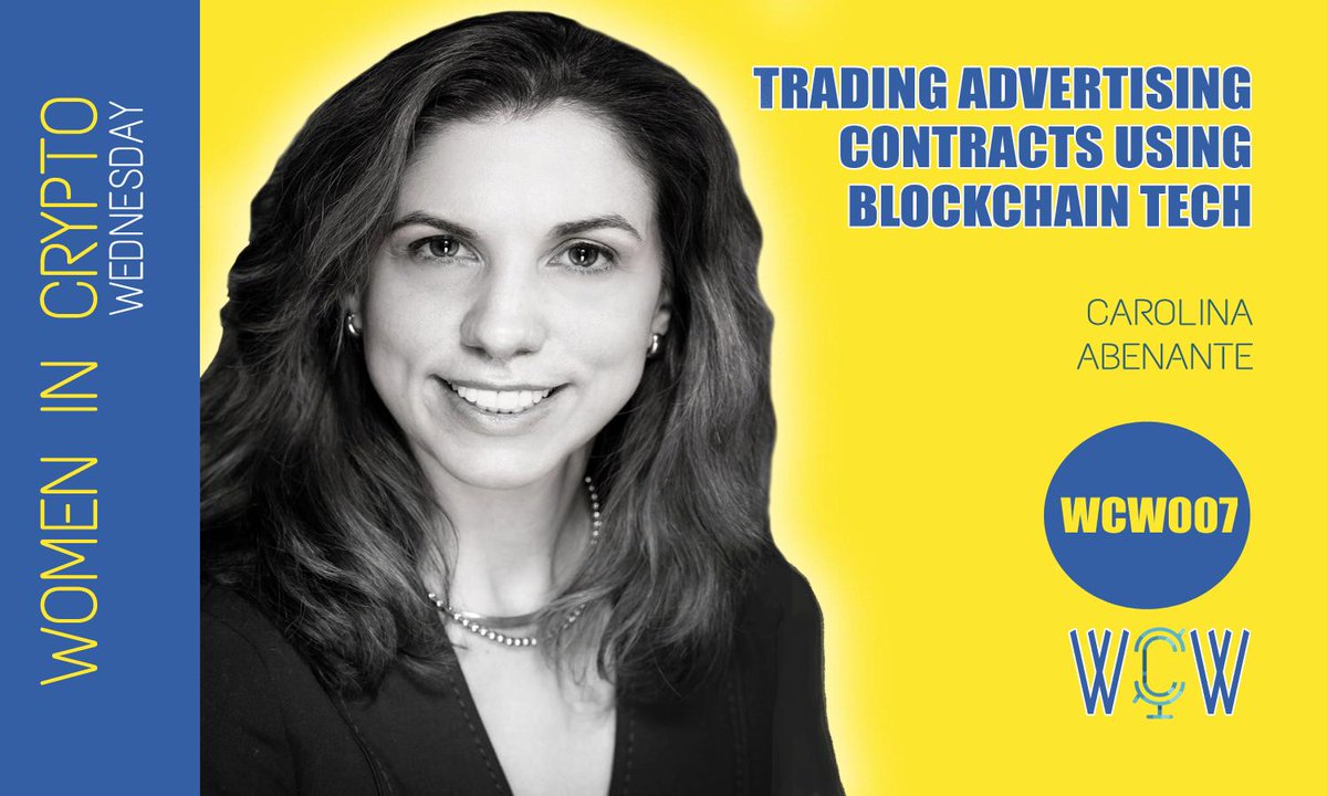 IG (@iliagracejoy) on Twitter photo New🎇#WomenInCryptoWednesday #WCW <a href="/Carolina_NYC/">Carolina Abenante</a> <a href="/NYIAXInc/">NYIAX, Inc</a> on:
-a secondary mkt for $700 billion ad mkt
-self-clearing contracts w/ <a href="/CMEGroup/">CME Group</a> model
-@Libra_ + data privacy
-USD CBDC
🎇Apple bit.ly/SOCrypto
😎Web speakingofcrypto.com/wcwpod/
🔥GP bit.ly/SOC_GP New🎇#WomenInCryptoWednesday #WCW <a href="/Carolina_NYC/">Carolina Abenante</a> <a href="/NYIAXInc/">NYIAX, Inc</a> on:
-a secondary mkt for $700 billion ad mkt
-self-clearing contracts w/ <a href="/CMEGroup/">CME Group</a> model
-@Libra_ + data privacy
-USD CBDC
🎇Apple bit.ly/SOCrypto
😎Web speakingofcrypto.com/wcwpod/
🔥GP bit.ly/SOC_GP