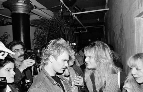 Happy Birthday seen here in 1983 trying to make sense of David Lee Roth. 