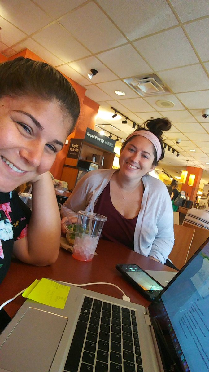 MsStrauss24's tweet photo. Spent our "heat" day being productive and getting ahead on grad school work🌡✏📚 @ChaneyIep https://t.co/J8gI9Z5tUK