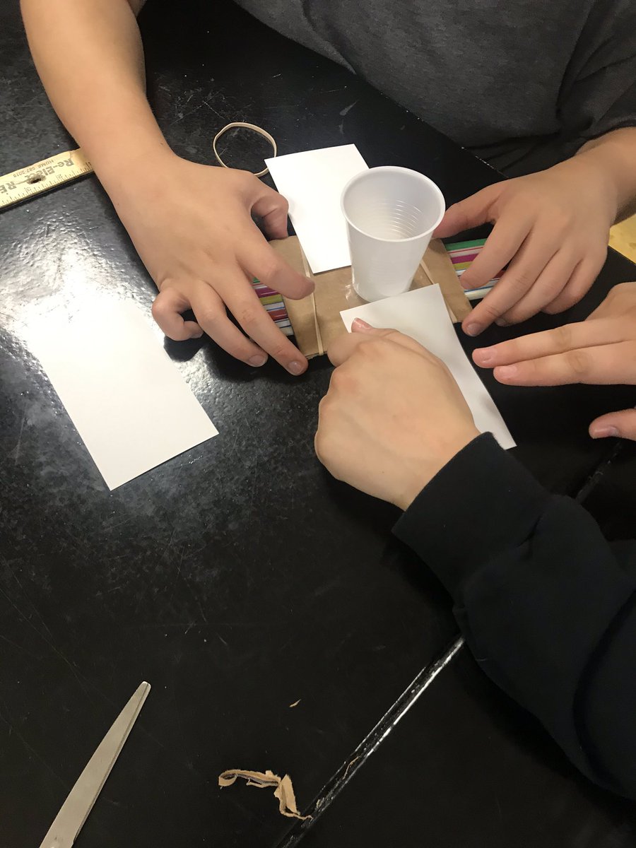 CoachEtheredge's tweet photo. SS building lunar landers that will safely land our marshmallow astronaut on 3 different surfaces. #WeRArab #ArabCSVision #EarthAndSpace @ArabHighSchool @ALSciTeachers @NASAEducation https://t.co/1cLhRZp5ub