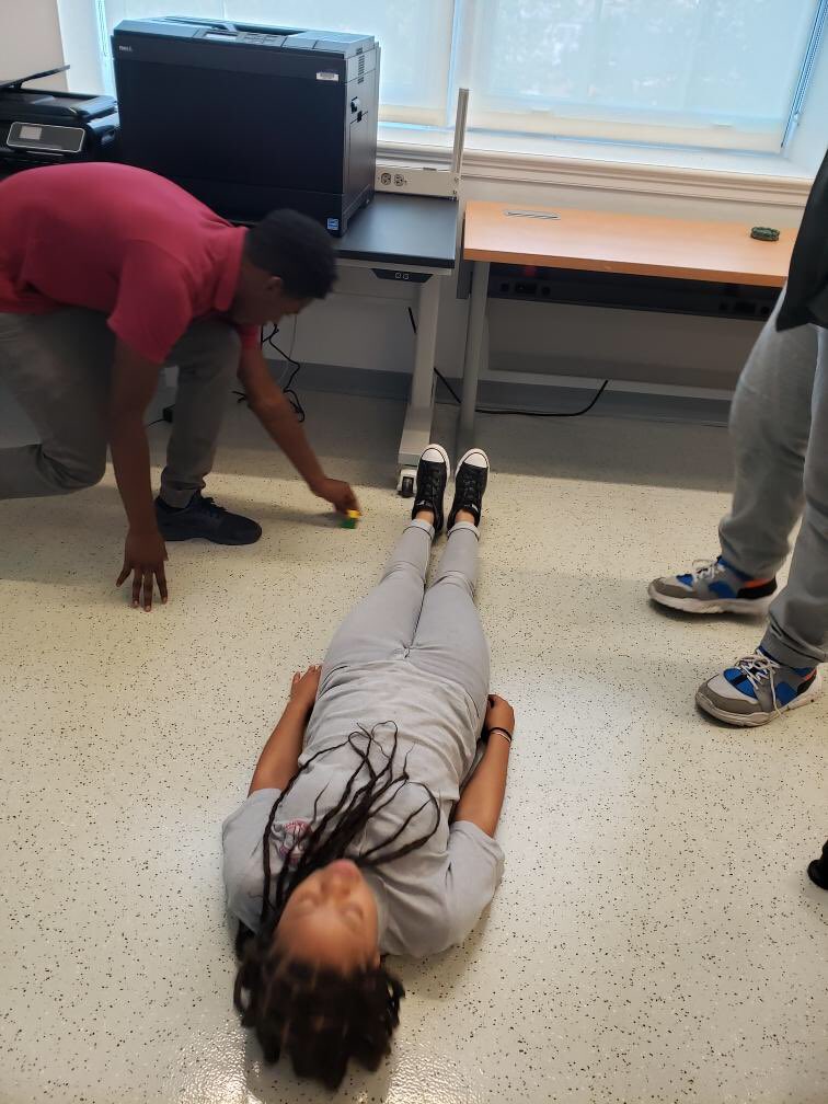 Mr. Stemple’s class was exploring the idea of unit conversion. The room has now been measured in “denais”.
<a href="/NAFCareerAcads/">NAF</a> #BeFutureReady <a href="/McKinleyTech/">McKinley Tech</a>