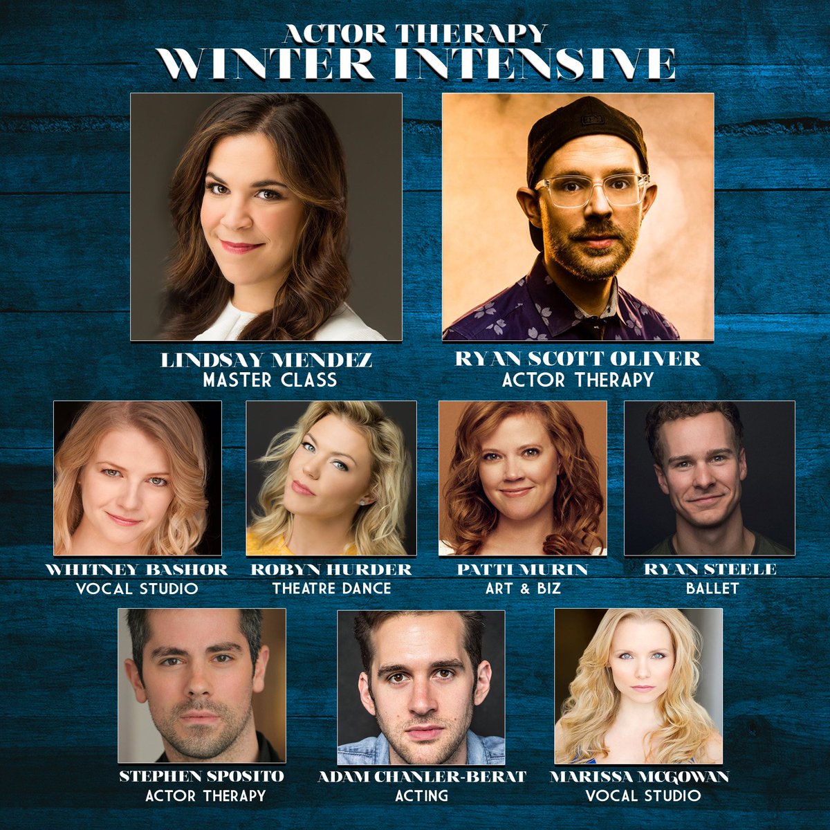 ryanscottoliver's tweet image. Announcing the Actor Therapy Winter Intensive Jan. 6—17, 2020. Come hang with #TeamAT and be less basic. Our first round of scholarships will be given out Oct. 11, so apply today!
