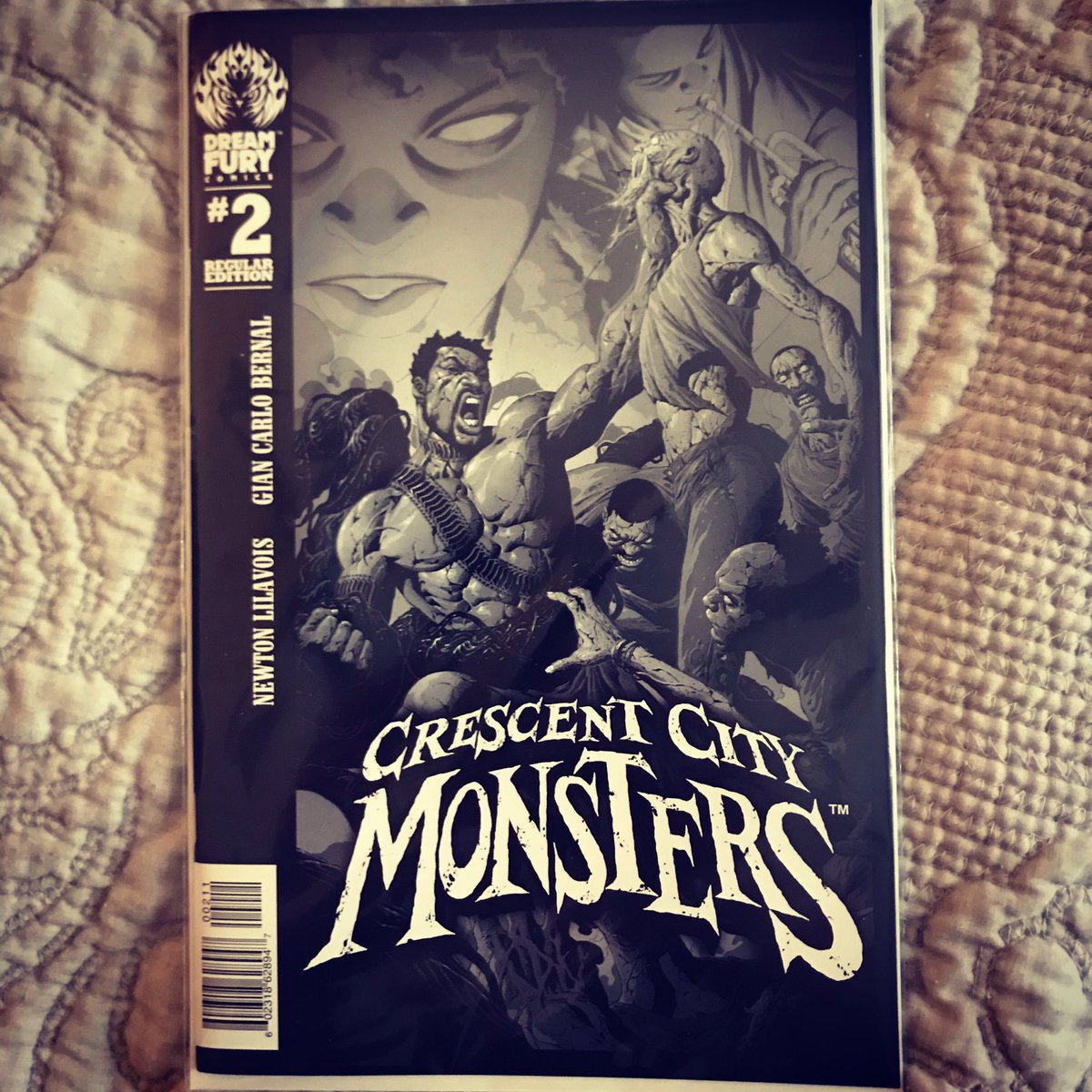 thebabybadass's tweet photo. Just arrived, #crescentcitymonsters 2 Kickstarter package from Newton Lilavois @DreamFuryComics and more gorgeous art from Gian Carlo Bernal #comic #comics #comicbooks #comiccovers #comiccoverart https://t.co/5lhsy3NQpy