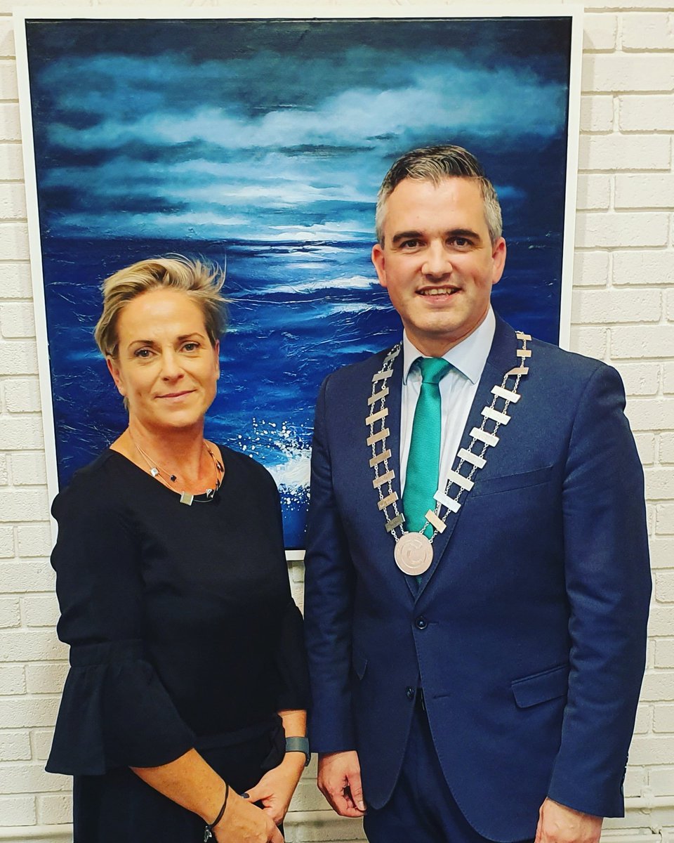 garretahearn's tweet photo. It was a pleasure to officially open Marie Claire Keague's new exhibition entitled "This Place" at the library tonight. This is a collection of all her work over the past two years and I'd encourage everyone to check it out. It's available to view until the 12th Oct.... https://t.co/ABOJgM00X4