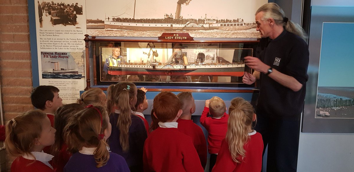 brisbane_park's tweet photo. Lots of fun and learning @DockMuseum today, thanks @barrowpolice for helping us get there safely ! #ayeayecaptain https://t.co/Q4QntxCfG8