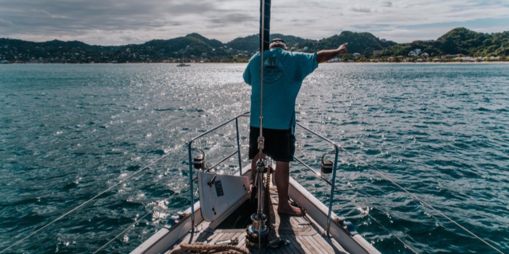 SailingBritican's tweet image. It's super important to have hand signals when successfully anchoring and/or picking up a mooring ball. It's too hard to hear verbal commands. We teach our guests how to count down distance, motion the direction the boat needs to take and how to stop and go. #bluewatercruising