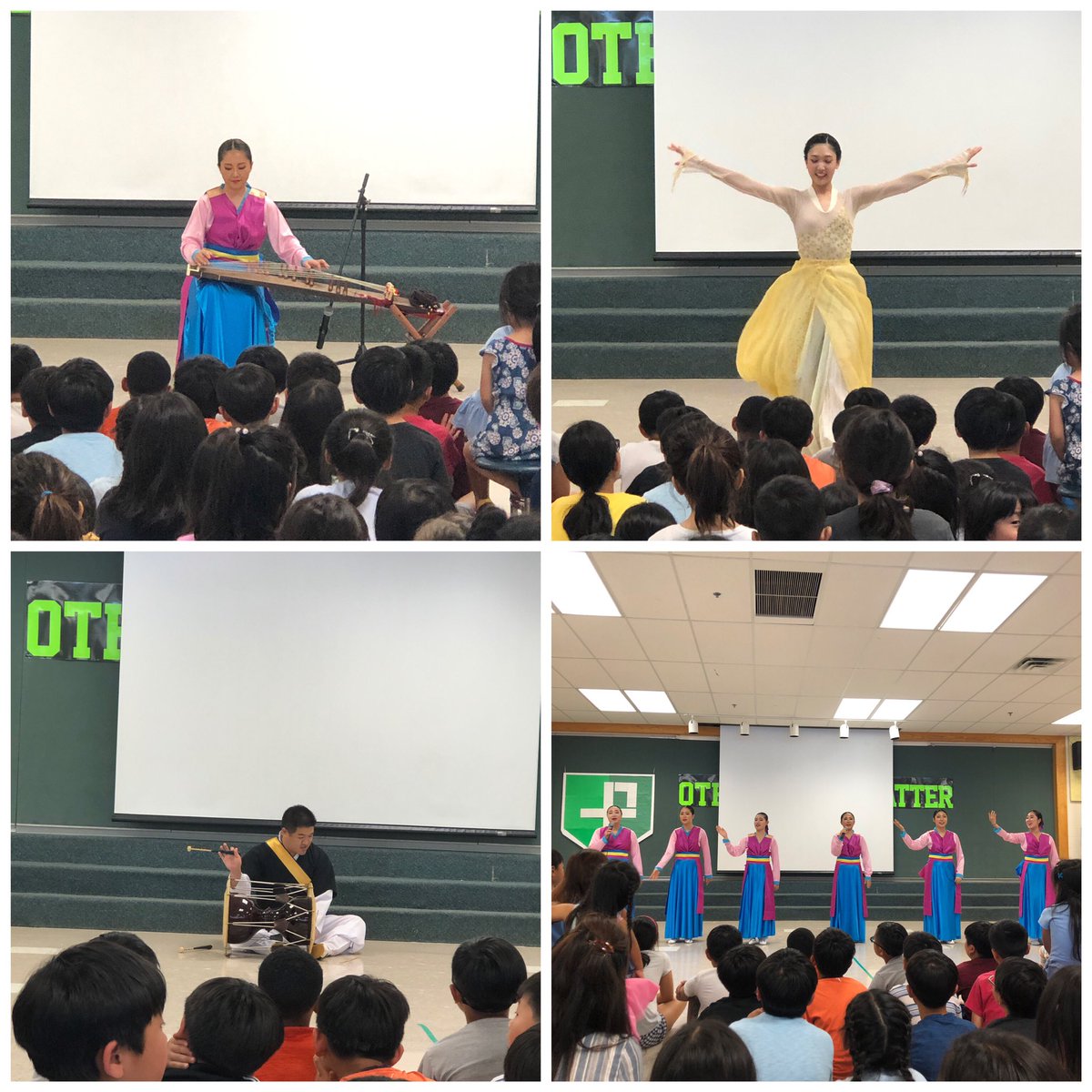 We had special guests come from Korea showing traditional Korean dance and music! @colinpowelles