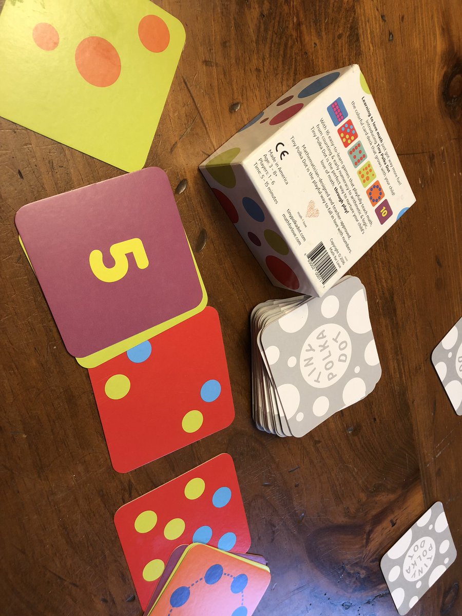 STEMReading's tweet photo. After school play with my kiddo - Tiny Polka Dot #math4love https://t.co/xBd1YRMZdg