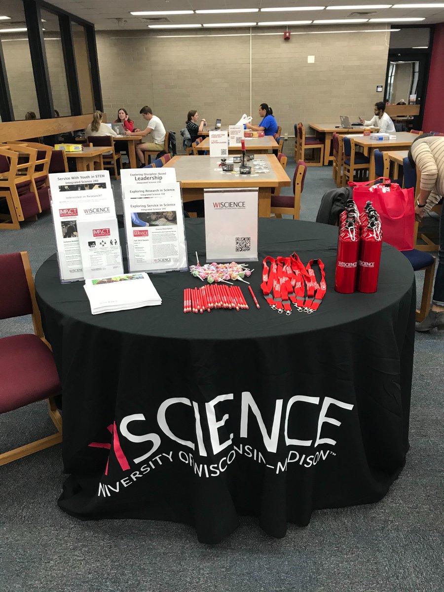 WISCIENCE UW–Madison (@wiscience) on Twitter photo #BioBadgers, visit WISCIENCE at the Resource Fair, NOW til 5:00 in <a href="/college_library/">College Library</a>. We have snacks! go.wisc.edu/tpa7tz #BioBadgers, visit WISCIENCE at the Resource Fair, NOW til 5:00 in <a href="/college_library/">College Library</a>. We have snacks! go.wisc.edu/tpa7tz