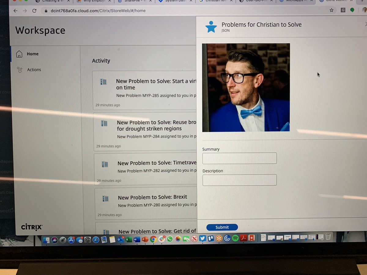 safio7's tweet image. Alrighty. Got my first #microapp up and running. Basically a app to capture problems for @reillyusa to solve. What do you think?? #CitrixConverge @CitrixANZ @pjhough
