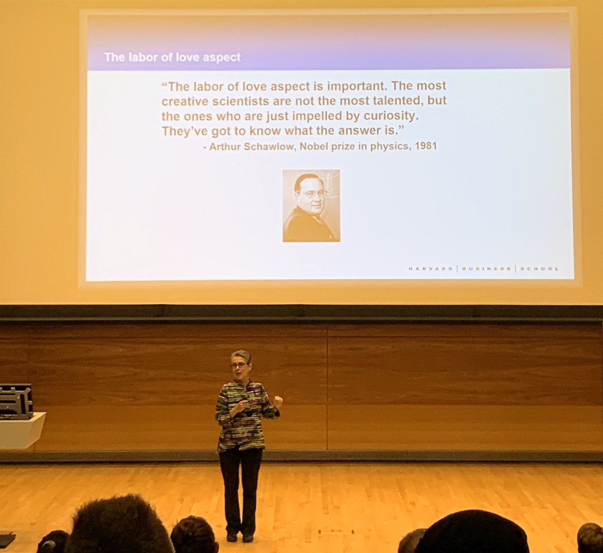 CEllis14's tweet photo. . @TeresaAmabile from @HarvardHBS talks about creativity. #PositiveLinksSpeakerSeries #SASCompass https://t.co/hxDao7LgS8