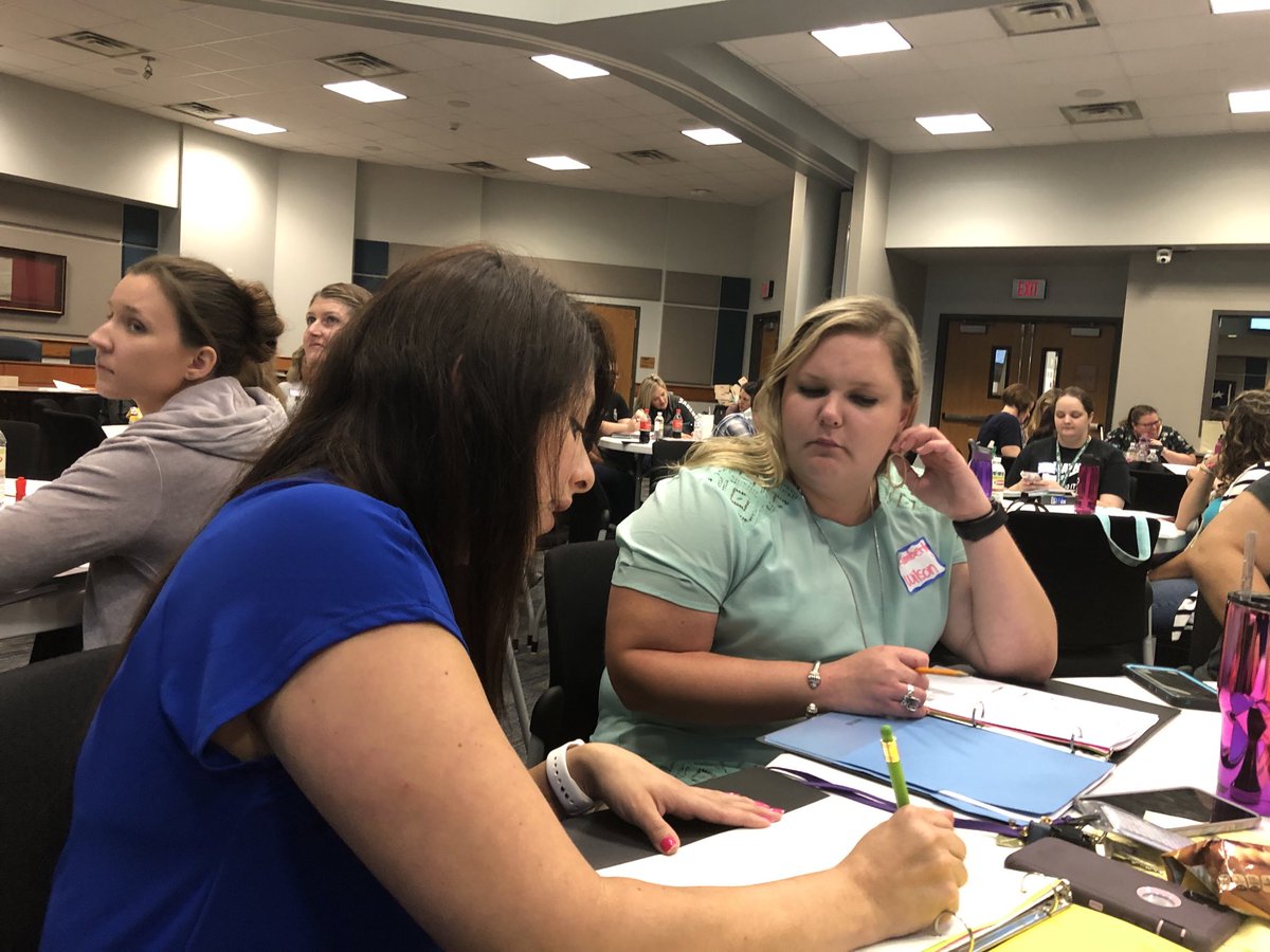 katyteacher1873's tweet image. A great day of collaborating with amazing Math Peeps in the district; reflecting on our teaching strategies while building our questioning techniques. ⁦@MMStutts11⁩ #katymodelsmath ⁦@CLC_Longhorn96⁩