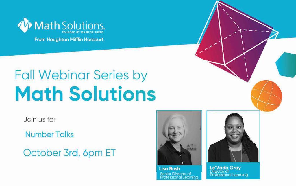 Math_Solutions's tweet image. Carve out time tomorrow for our FREE webinar, Number Talks. Help students build their mental math muscles in number sense, flexible thinking, and visualization skills. Register now and join us at 6pm ET on 10/3: spr.ly/60161DPZ0 #NumberTalksChat #mathchat