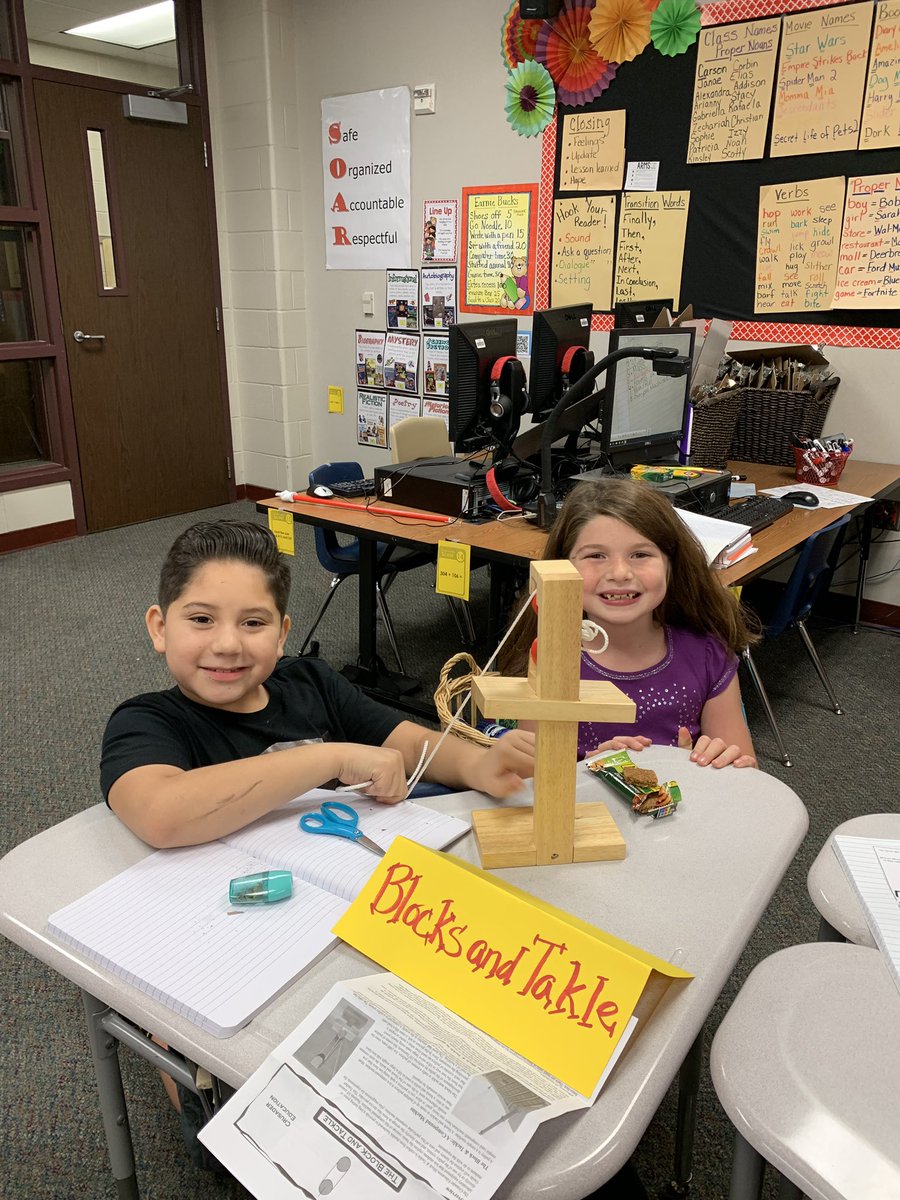 RobinZorkic's tweet photo. Exploring how simple machines work in Science #eseSOAR https://t.co/PNEtXsXJrg