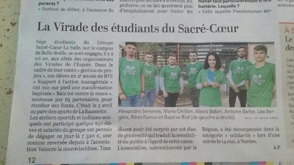 BDE Groupe Sacré-Coeur La Salle tweet media