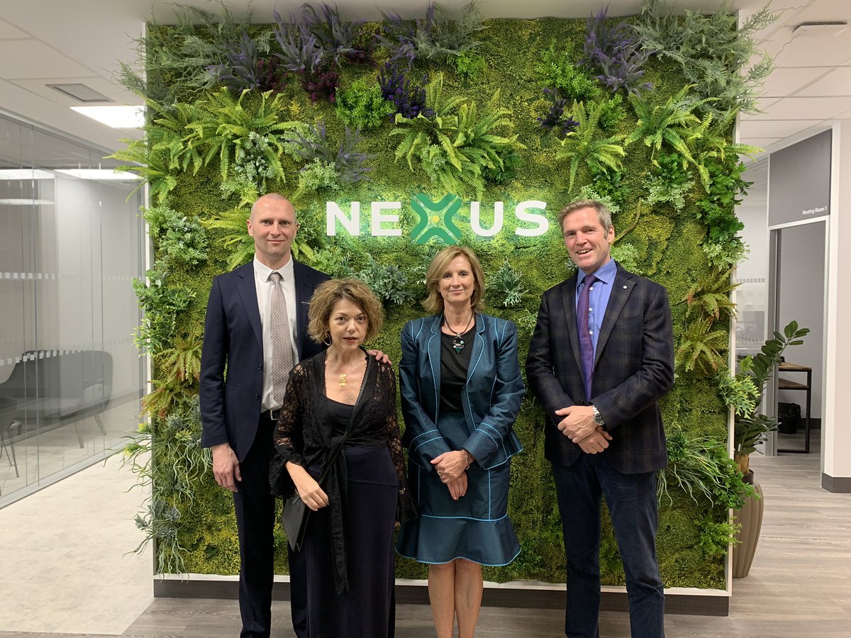 Proud day <a href="/Hastings_School/">Hastings School</a> opening the new Nexus campus with <a href="/LuisaTristan/">Luisa Tristán</a> who envisioned the concept with principles of collaboration, flexible workspace and student agency. The Maker Space is named after Luisa pictured here with <a href="/simoncamby/">Dr Simon Camby</a> and <a href="/fidelmamurphy3/">FIDELMA MURPHY</a>. #CognitaWay