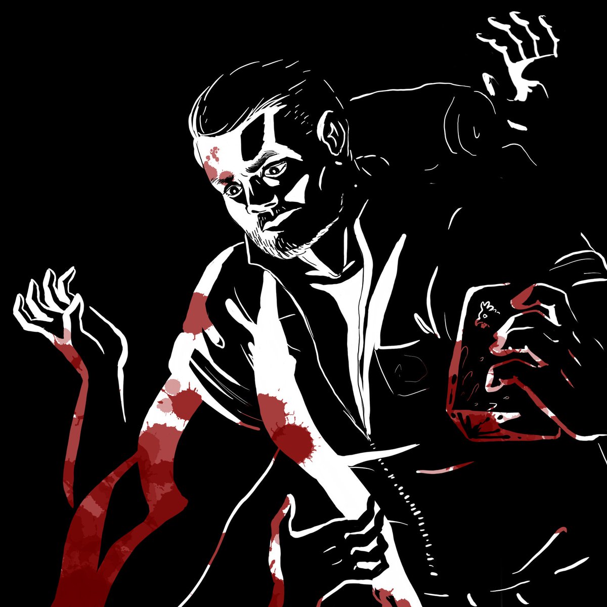 HoodedDeity's tweet photo. Day 2: Mindless (Violence)
#Inktober #Inktober2019 #inktoberday2 #TheExpanse #CalibansWar https://t.co/GrXEvB6hzX