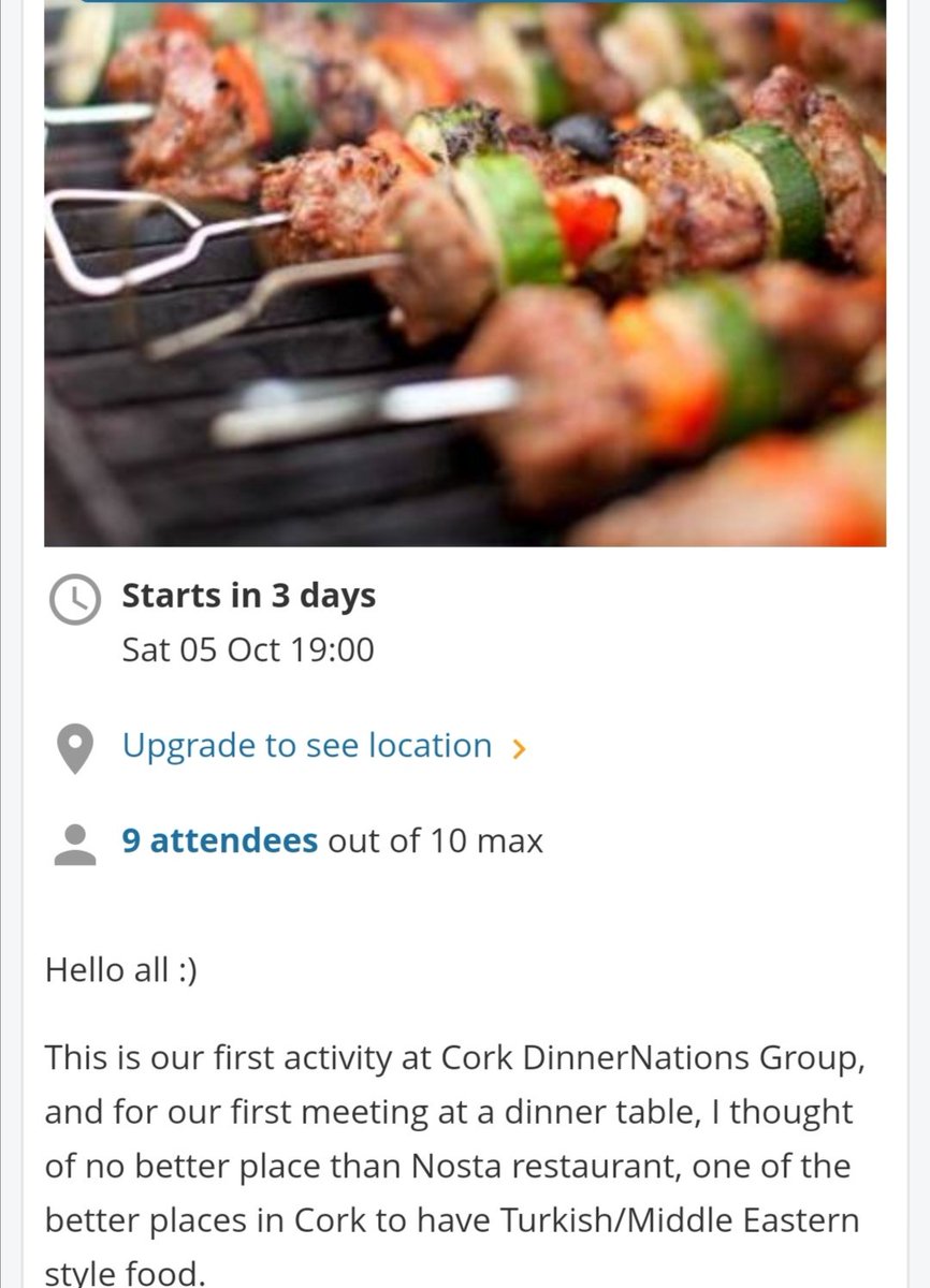 Intriguing event being hosted by @InterNationsorg #cork this weekend #nosta #turkishcusine #middleeasterncusine #deliciousfood #corkrestaurants @nostacork