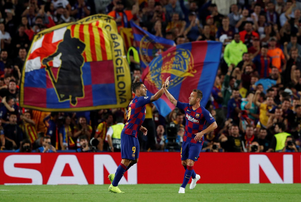 beINSPORTSNews's tweet image. دوري أبطال أوروبا: برشلونة يحسم القمة أمام إنتر لمصلحته بهدفين لهدف، بفضل ثنائية لويس سواريس