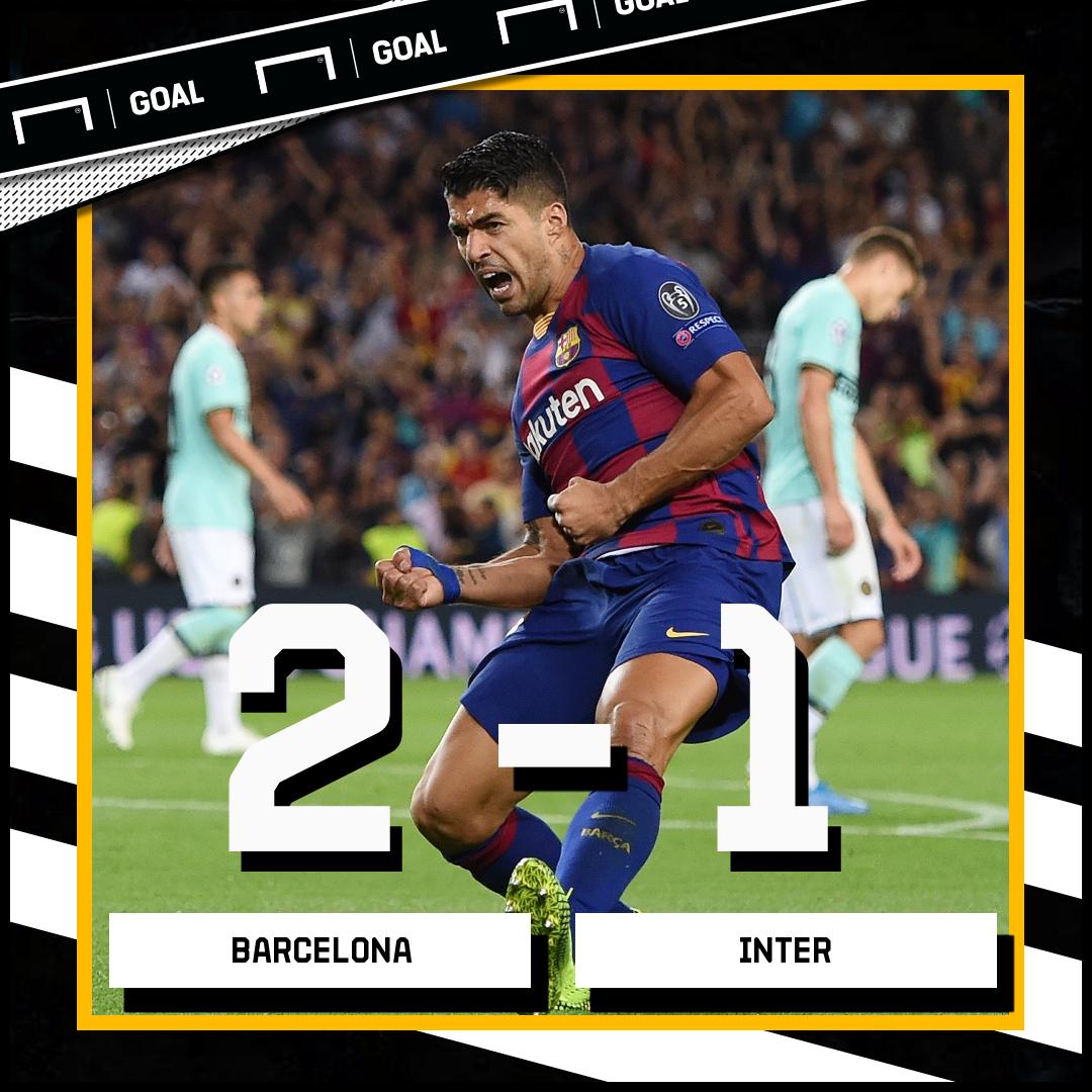 goal's tweet photo. Luis Suarez to the rescue! 🤩 https://t.co/ILmGsgrdpd